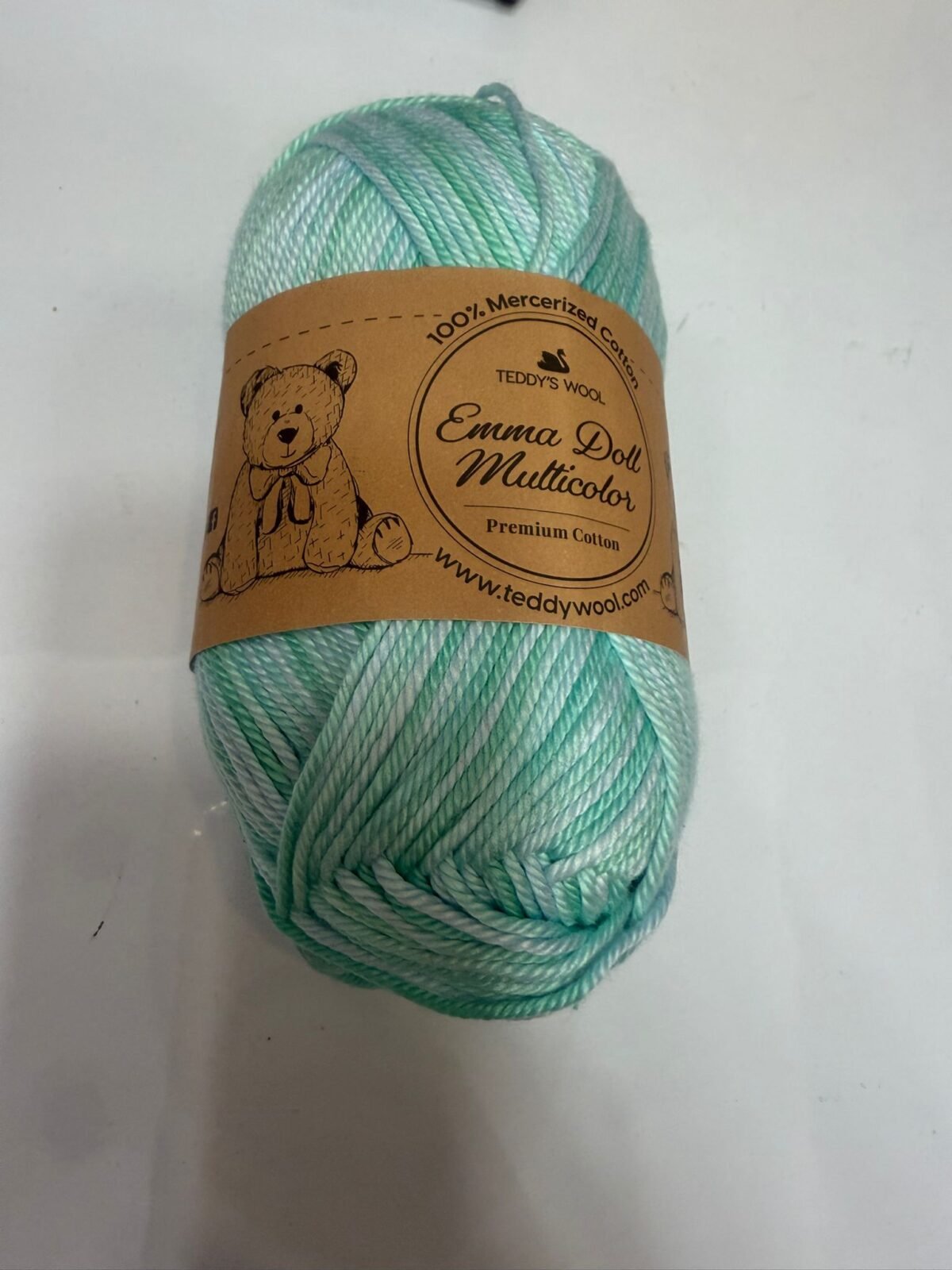 חוט כותנה אמה דול מולטיקולור Emma Doll Multicolor טורקיז